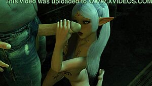 Frieren Elf Standing Fuck Beyond Journeys End Parody