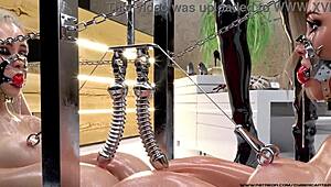 Hardcore BDSM metalové bondage kompilace od Cybercaptain mě dostává do varu