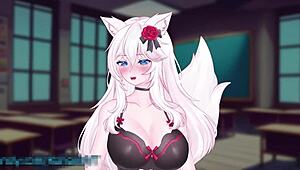 vtuber kanakovt wears vibrator in public for naughty asmr erp