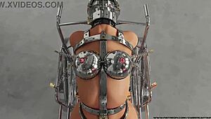 hardcore bdsm metal bondage compilation by cybercaptain gets me wild