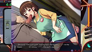 Hentai chikan blowjob with cum inside mouth