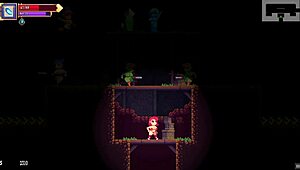 Scarlet Maiden Hentai Gloryhole Blowjob in Caves