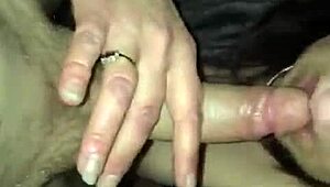 Young guy, that mature woman is sucking my big cock so good!