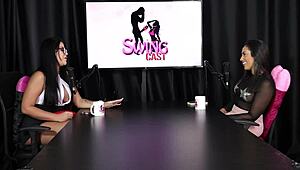 karen bessa demonstrates golden shower and blowjob fetish