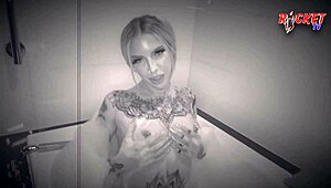 cassidy luxe teases with wet pussy by pool