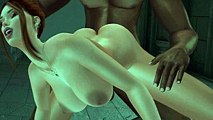 lipsy uralia is the spotlight girl with big tits getting fucked by a monster black cock in this 3d porn