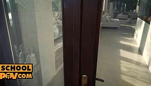 Rebellious Teen Mary Rock Screws in Front of Mama's Picture