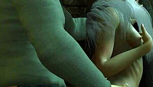 Frieren Elf Standing Fuck Beyond Journeys End Parody