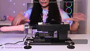 Agatha Dolly Unboxes New Sex Machine