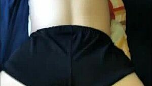 Amateur Couple's Young Girl Bent Over With Perfect Ass In Doggy!