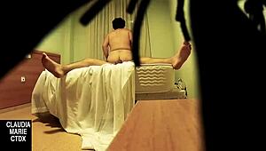 hidden cam catches chubby girl during oral session