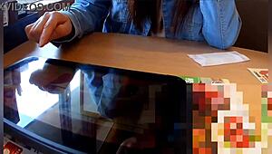 Japanese Amateur Wife Enjoys Creampie with Shaved Pussy