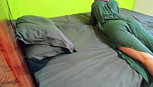 Whoa! Asian Stepmom Hit with Surprise Bedroom Fuck