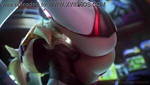 d va mercy y widowmaker haciend una desfloraci�n l�sbica