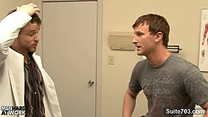 Does the sexy patient suck the doctor's monster cock?