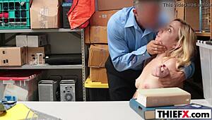 zoe parker gets punished for theft at the office and garage with a monster cock