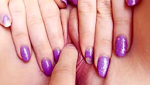 Extreme Close-Up One Finger Wet Pussy Orgasm Feels Intense