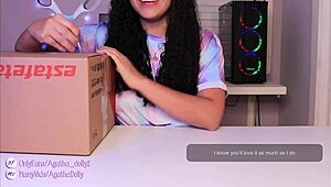 Agatha Dolly Unboxes New Sex Machine