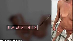 Emma Hix getting her sexy pussy pounded in an epic threesome