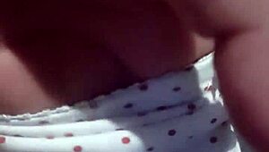 Indian milf gives blowjob and shows big ass