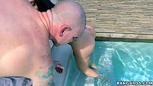 Monster Ass by the Pool!