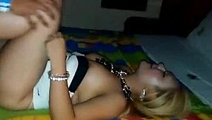 Retro sex tape with a hot teacher and her student