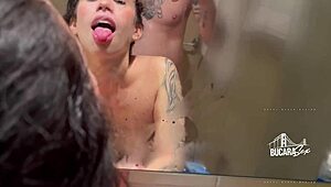 콜롬비아 년 화장실 큰자지 좆나 박음