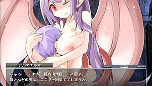 why does alma elma's big tits bounce in this monster hentai game?