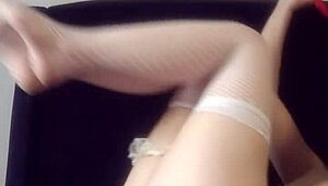 strip tease from nightgown to nude