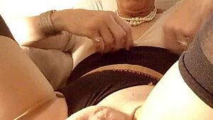 Transgender Plays With Monster Cock