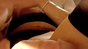 Transgender Plays With Monster Cock