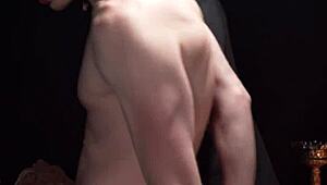 Perfect Big Cock Teen Gets Asshole Played and Fucked Bareback Closeup