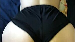 Amateur Couple's Young Girl Bent Over With Perfect Ass In Doggy!