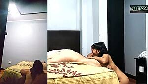 Stranger Breaks Petite Hairy Pussy in All Positions