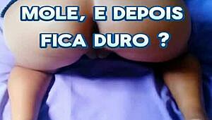 Tight Portuguese Amateur Ass Teases with Big Curves in Steamy Action