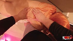 Step Mother And Son Relax After Family Massage