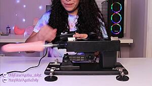 Agatha Dolly Unboxes New Sex Machine