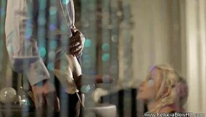 Blowjob Fantasy with Cute German Blonde in Secret Spot