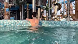 Aquapark Pickup Turns into Quick Locker Room Fucking with Blowjob and Doggy