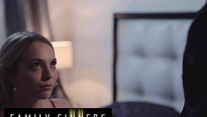 step dad cheats with hot petite step daughter