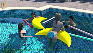 a wife and stepmother in erotic game scenes