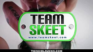 Jewelz Blu Gets Covered in Cum Facial