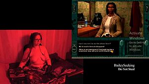 naked bbw with big natural tits in final scene playthrough