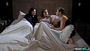 Bisexual Milf Mona Azar Threesomes With Stepson Nathan Bronson And Gizelle Blanco In Taboo Deepthroat Face Sitting Lick Fucking Ass Action