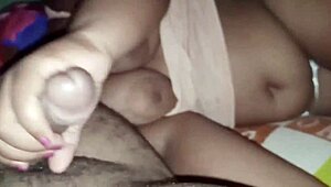 Wow, busty ebony stepmom seduces virgin stepson!