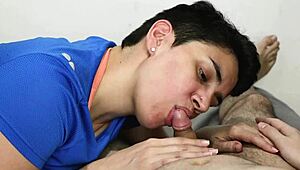 just a casual pov moment with an improvised handjob scene