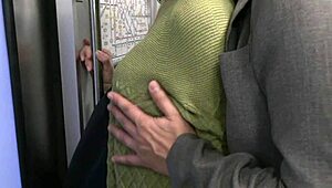 Japanese Wife on Train - Makiko Tsurukawa Faces Humiliation with Intense Handjob