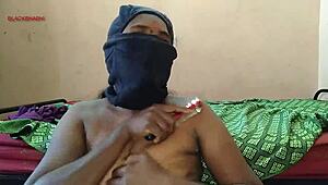 Servant drills mommy's hole in a steamy ranch encounter. Asian milf takes it all.