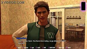 Inexperienced College Girlfriend Masturbates While Watching Porn In College Kings 02