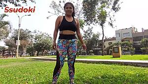 she said exercise and we fucked at home